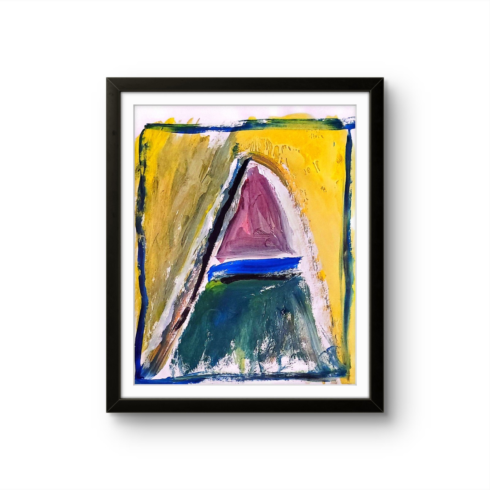 Alphabet Magic Graffiti Style Original Acrylic Painting Paper 11×14