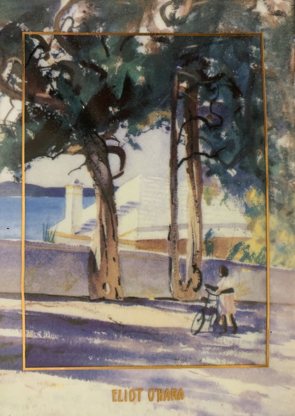 Goebel Bermuda Masterworks Cypress Trees Eliot O’Hara painting art reproduction