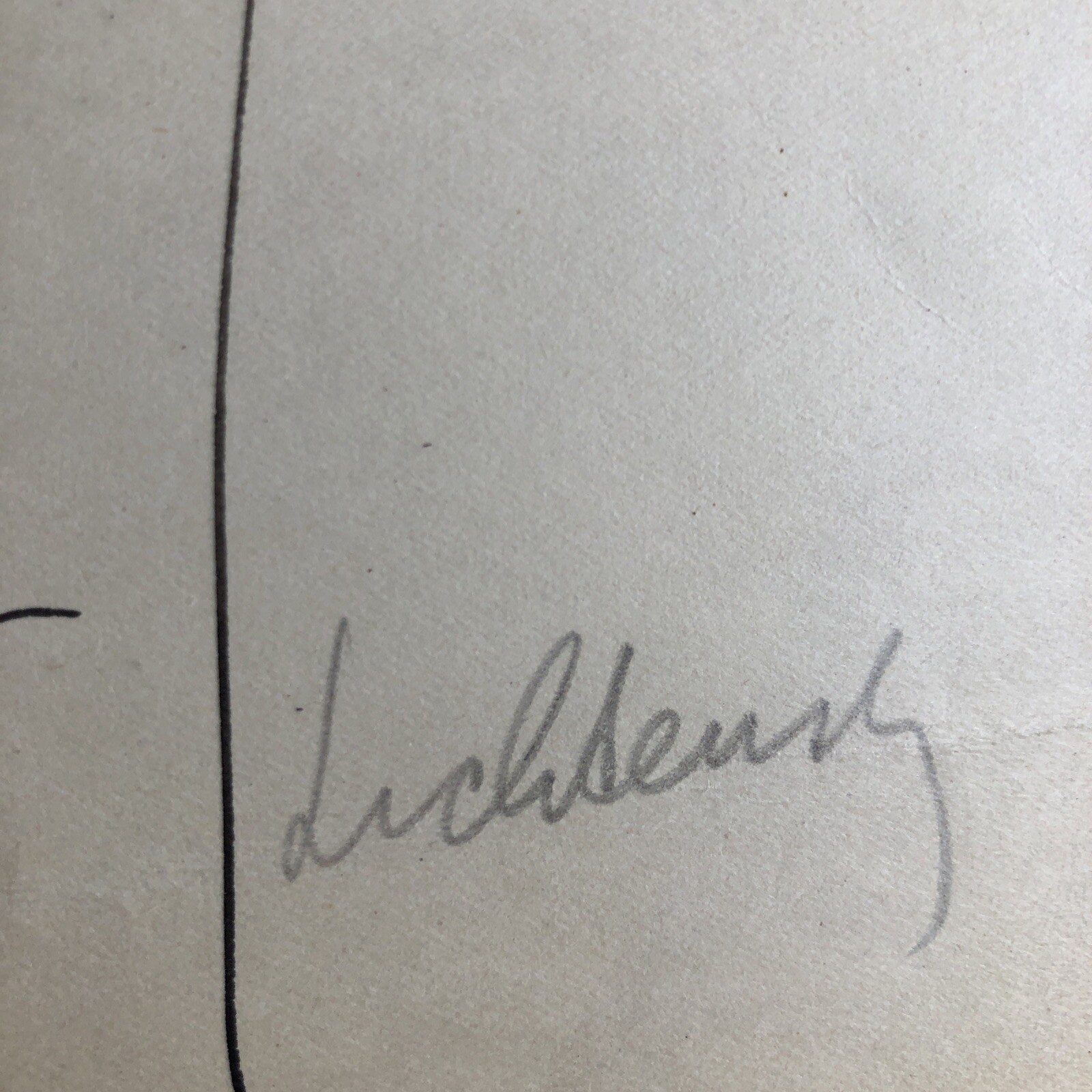ISAAC LICHTENSTEIN (1887–1981), Ink on Paper Pencil Signed Picasso Like
