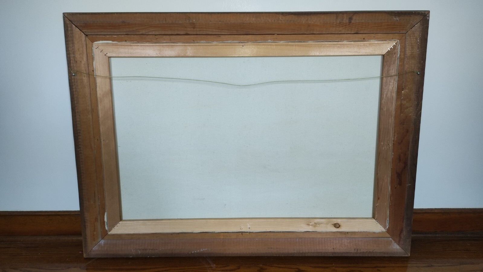 Vintage Original Artwork Large Acrylic Painting Seascape Waves Sea Shore Boat