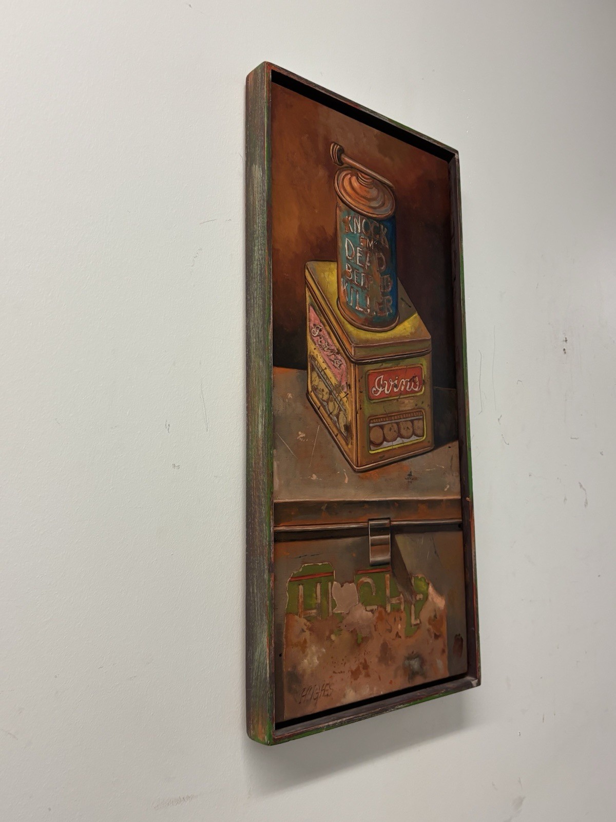 Manuel Hughes, Still Life, ca. 2007 trompe l’oeil Painting African American