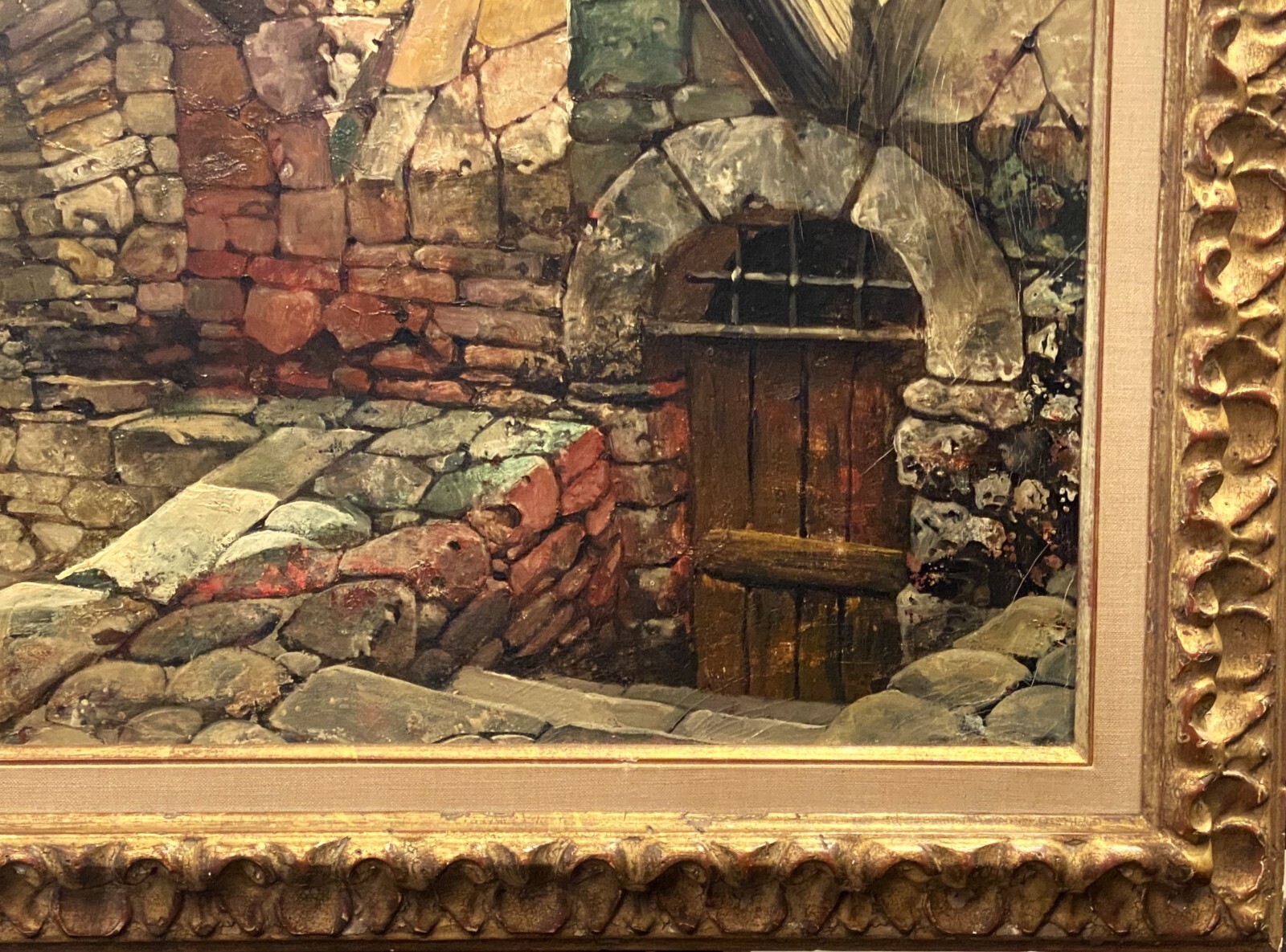 VTG Contemporary European Textured Impressionistic O/C Signed Brunelli, Framed!