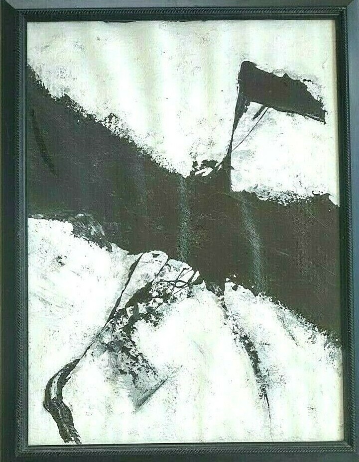 O/P Monotone Abstract by IVAN SUVANJIEFF Punk Rock Nobel Nominee