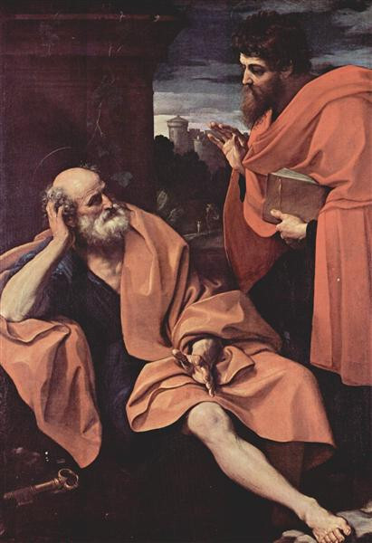 high quality oil painting handpainted on canvas-St. Peter and St. Paul