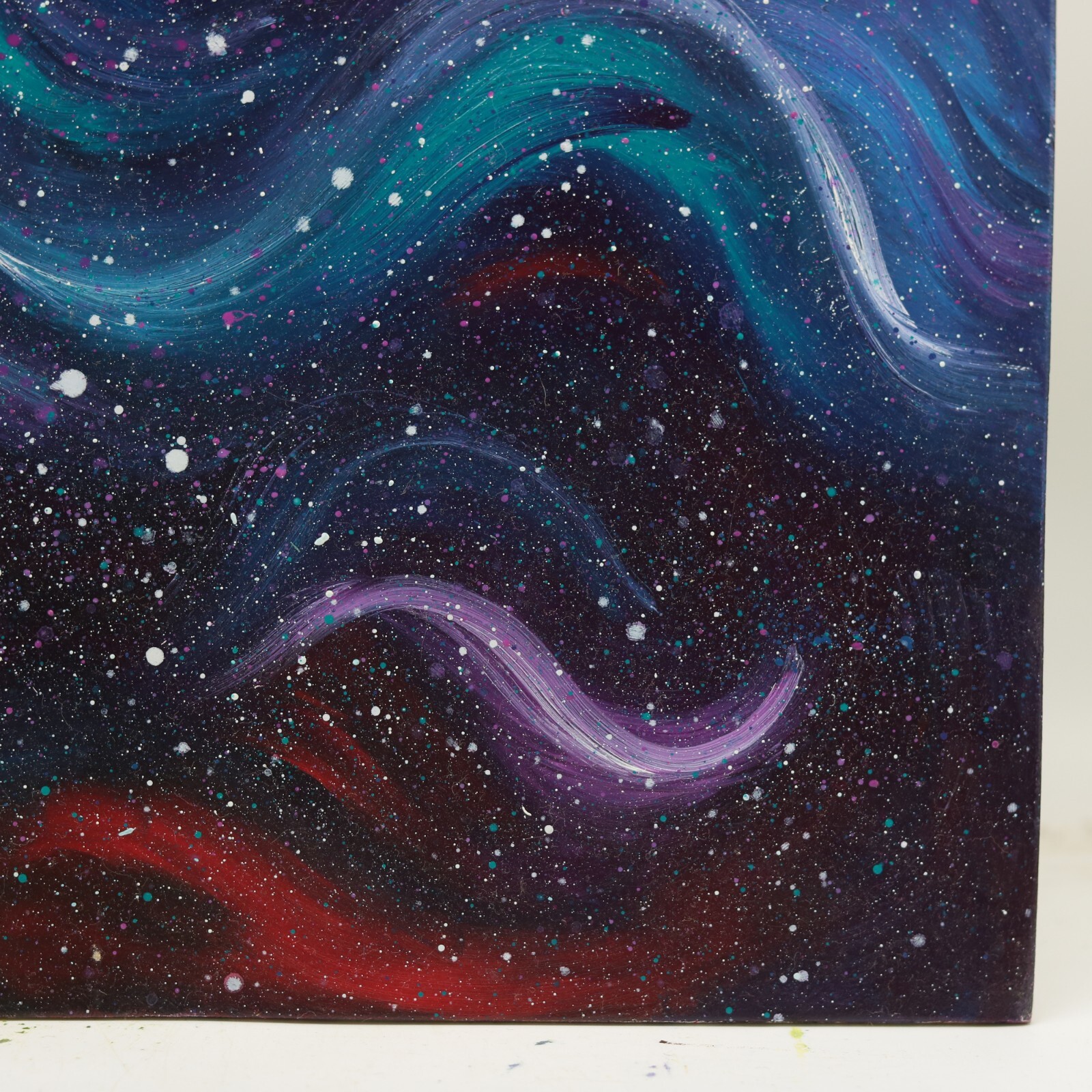 Galaxy Painting Space Painting Oil Original Space Art Outer Space Decor Galaxy