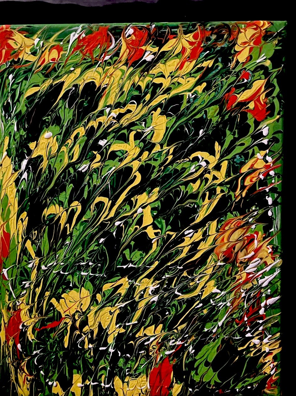 “Mind Uncontrolled “ #2 Original Abstract Painting – Mental Health Awakening