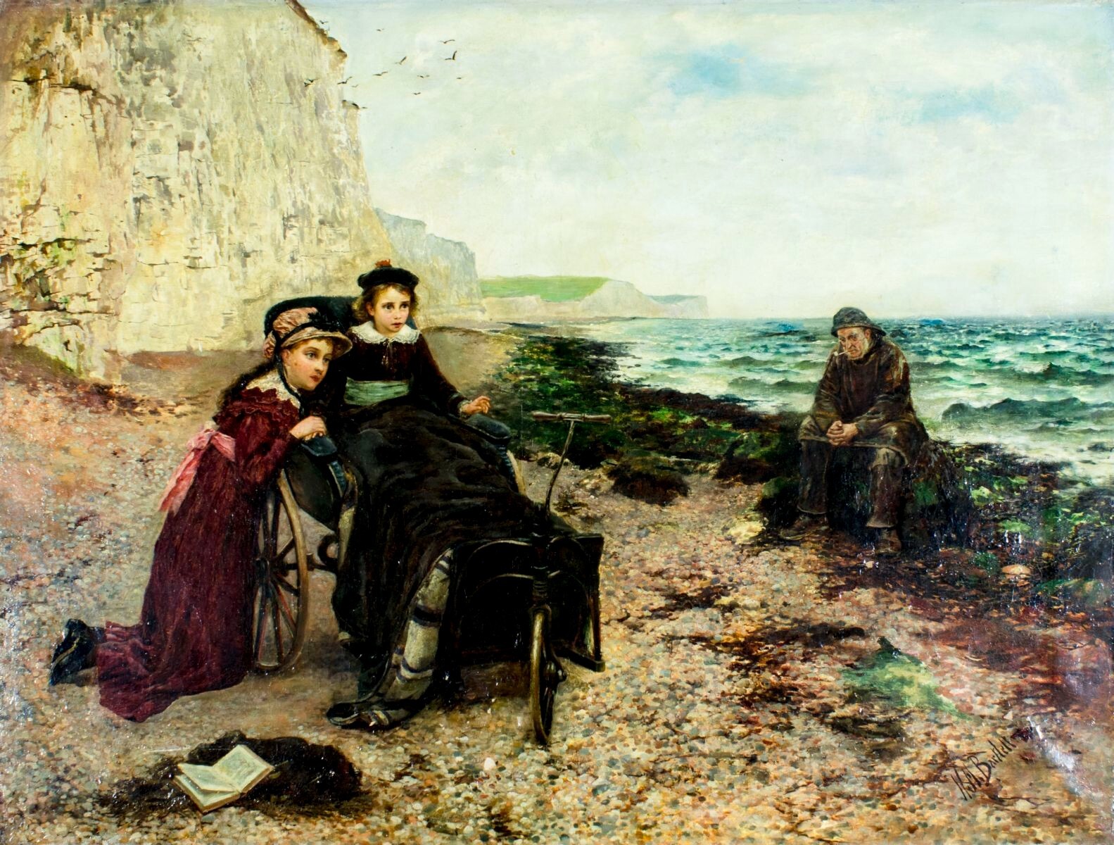 William Henry Bartlett (Irish,1858-1932) oil painting antique 117122