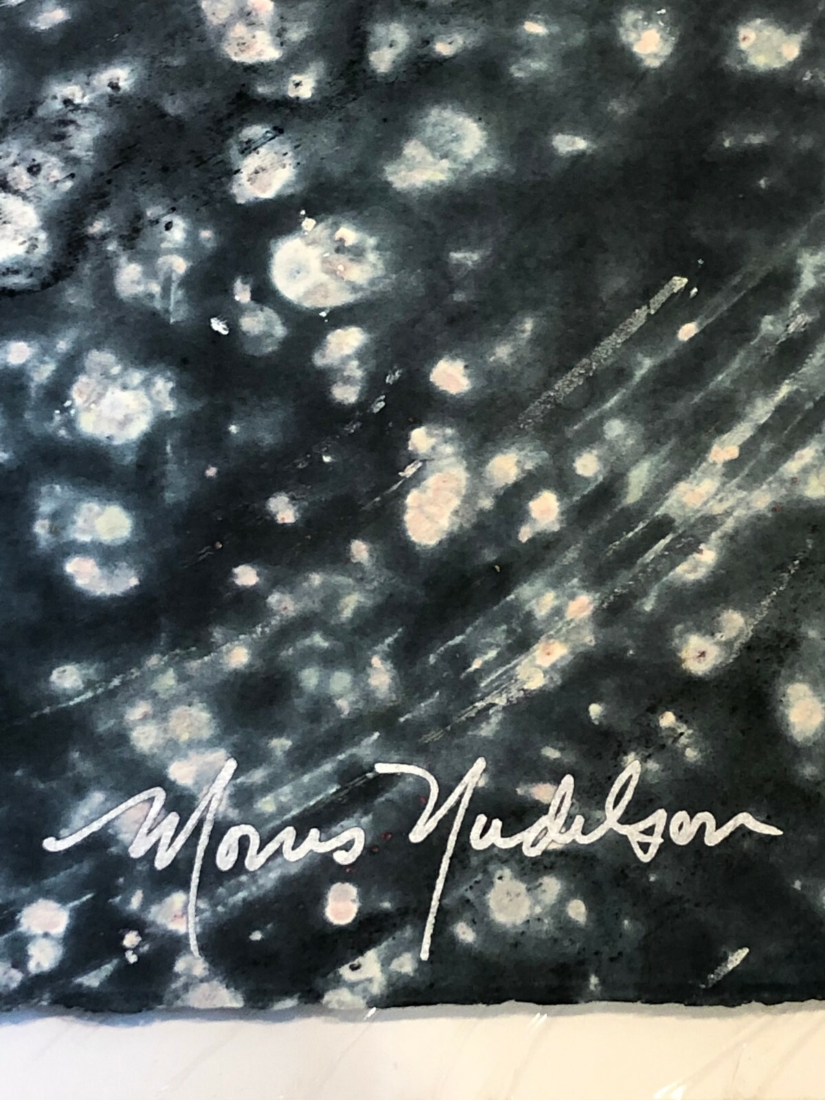 Morris Yudelson – Original Painting / ”View Of Blue Space” – 1987