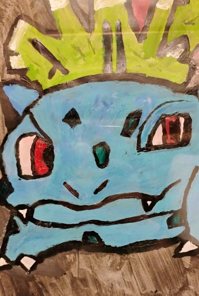Ivysaur Painting By Nick Feurer Basic Original Signed