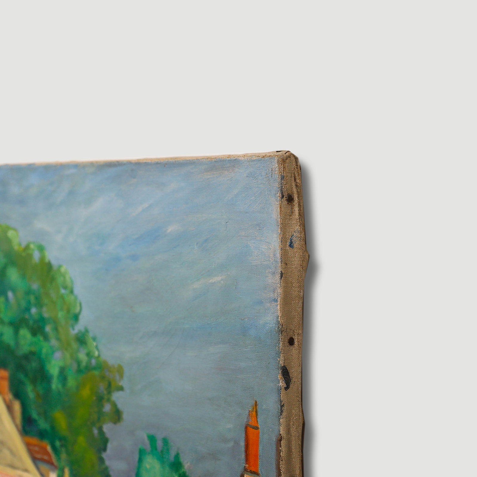 Henry Portal (1890-1982) – Mid 20th Century Oil, The Village Road
