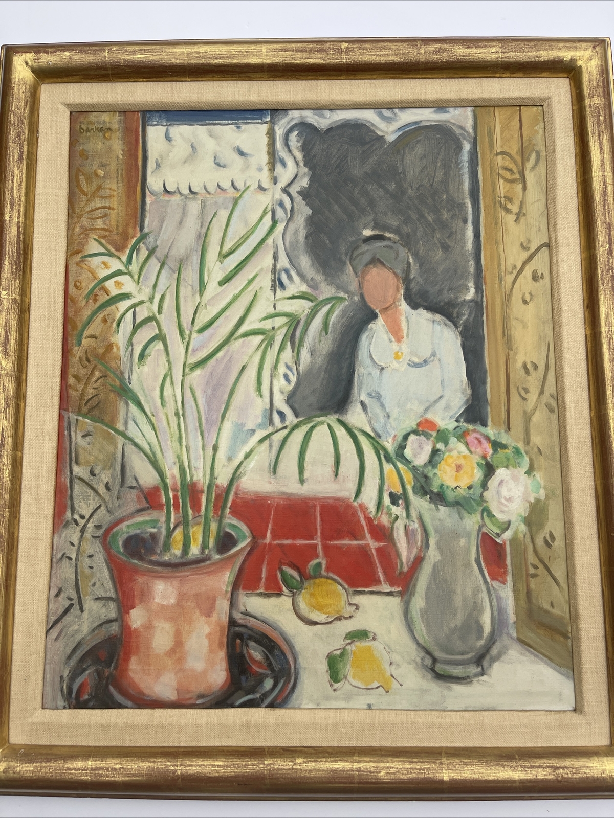 BEBE BARKAN PAINTING MODERNIST PORTRAIT STILL LIFE EXPRESSIONISM LISTED AMERICAN