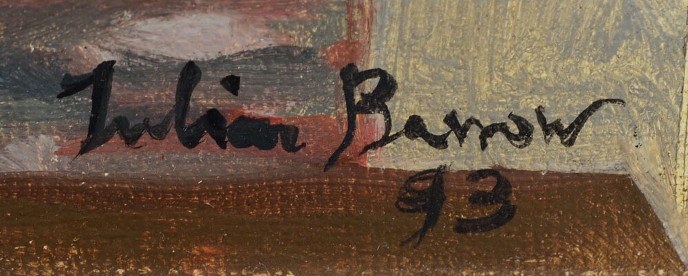 «Julian Barrow «Oakendale», ‘From Front Hall To Drawing Room’ 1993 Oil on Canvas
