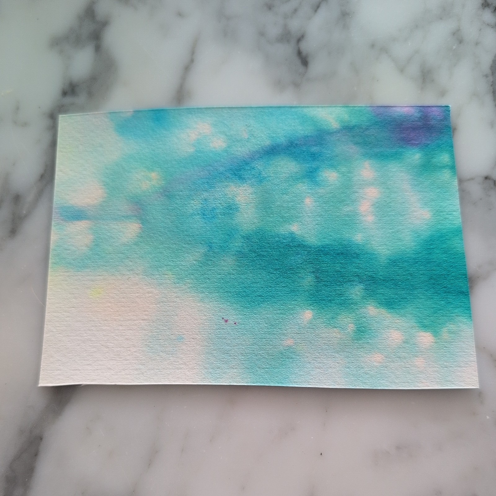 ORIGINAL SIGNED ART PAINTING WATER COLOR BY HAHN POTOCKI 4″x5.5″ One of a kind!