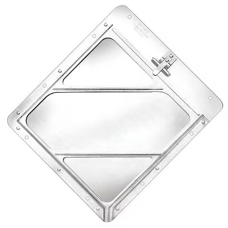Labelmaster 80Smp97-8H Vehicle Placard Holder, Aluminum, 14 1/8 In W X 12 1/2