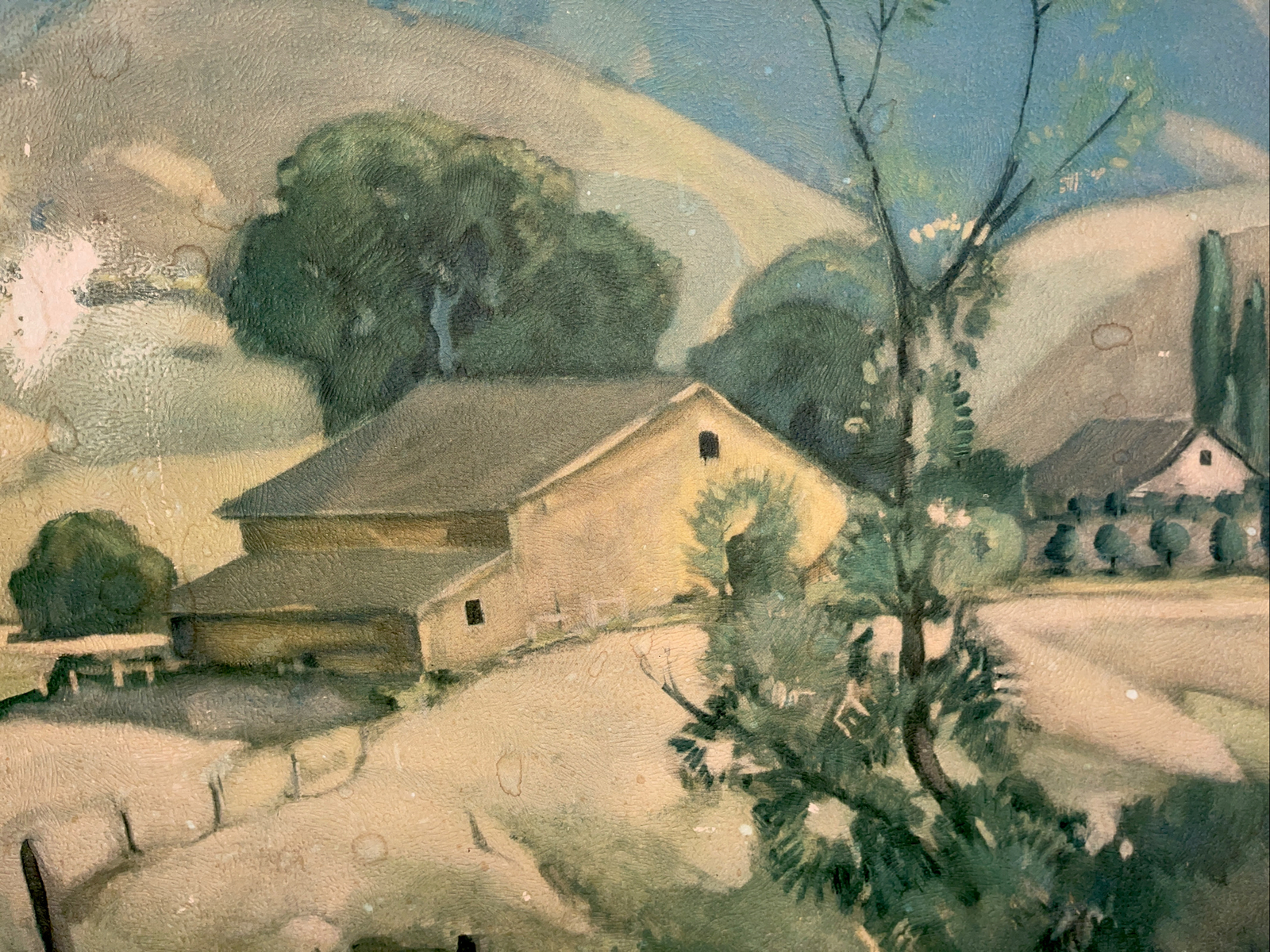 24×30 ORRIN AUGUSTINE WHITE “SPRINGTIME IN THE VALLEY” Landscape Numbered Print