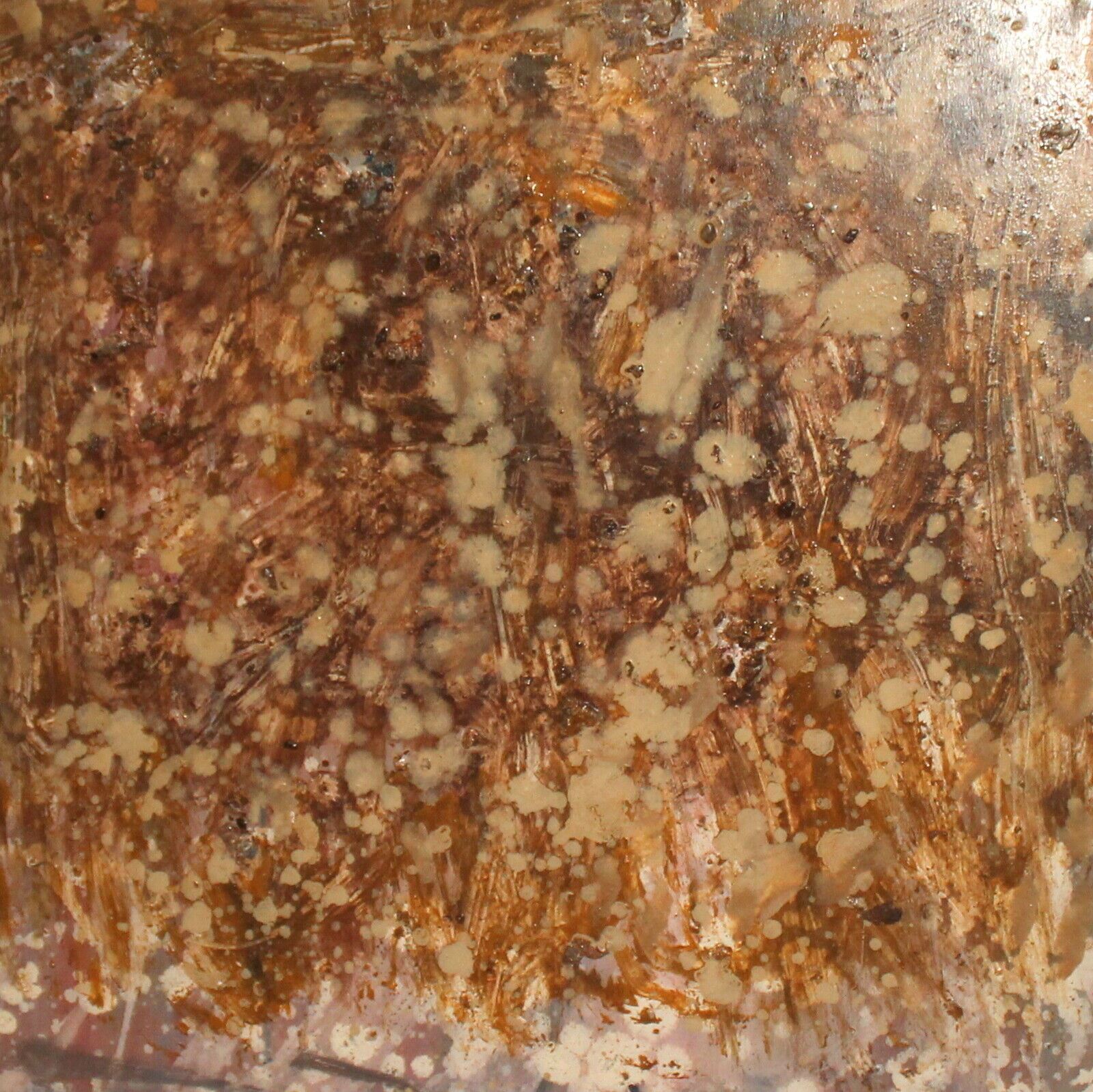 Contemporary Oil Painting Abstract Composition Collage