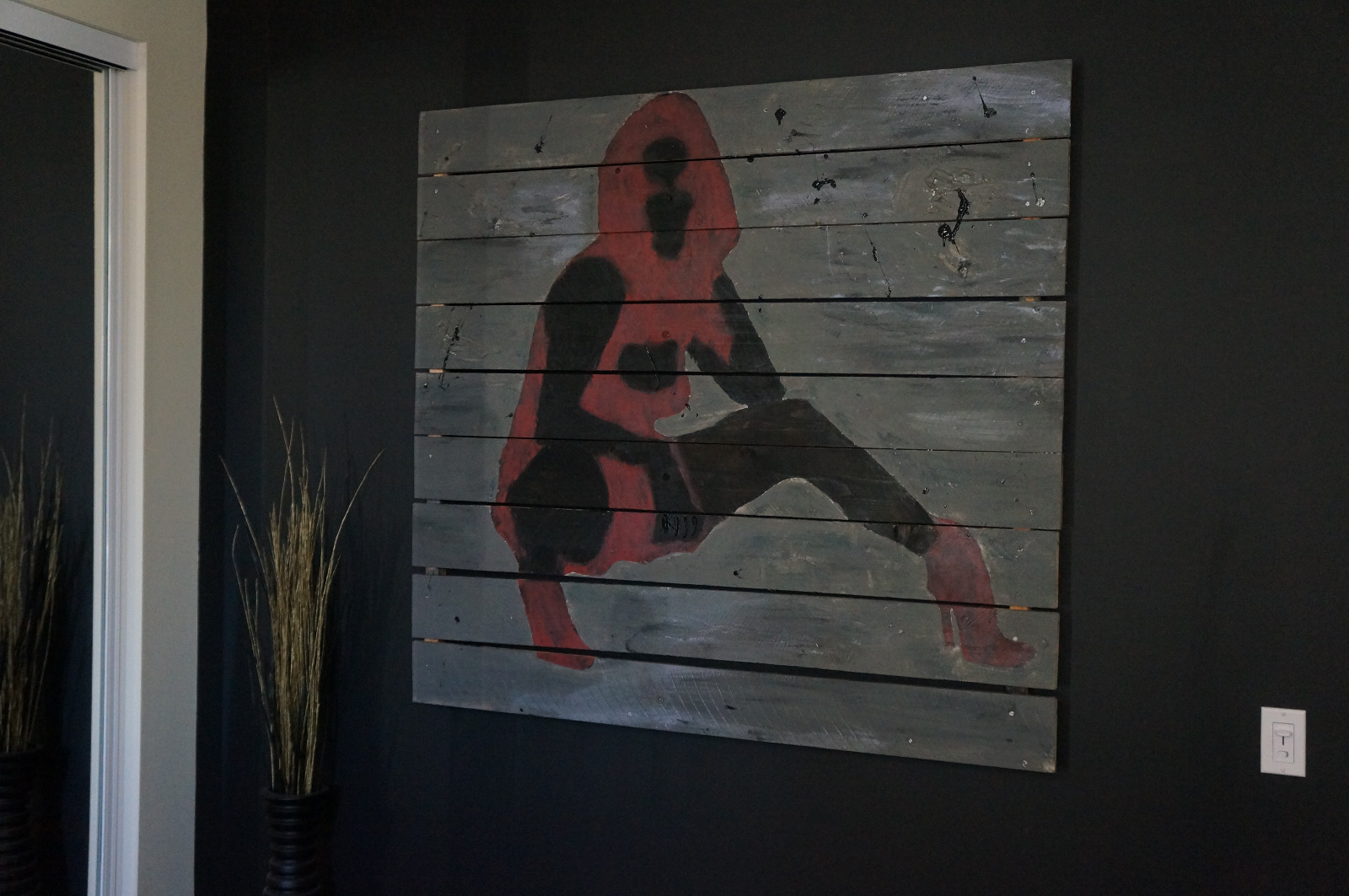 Original Art/ wood craft work – The Model – Modern / Pop Art