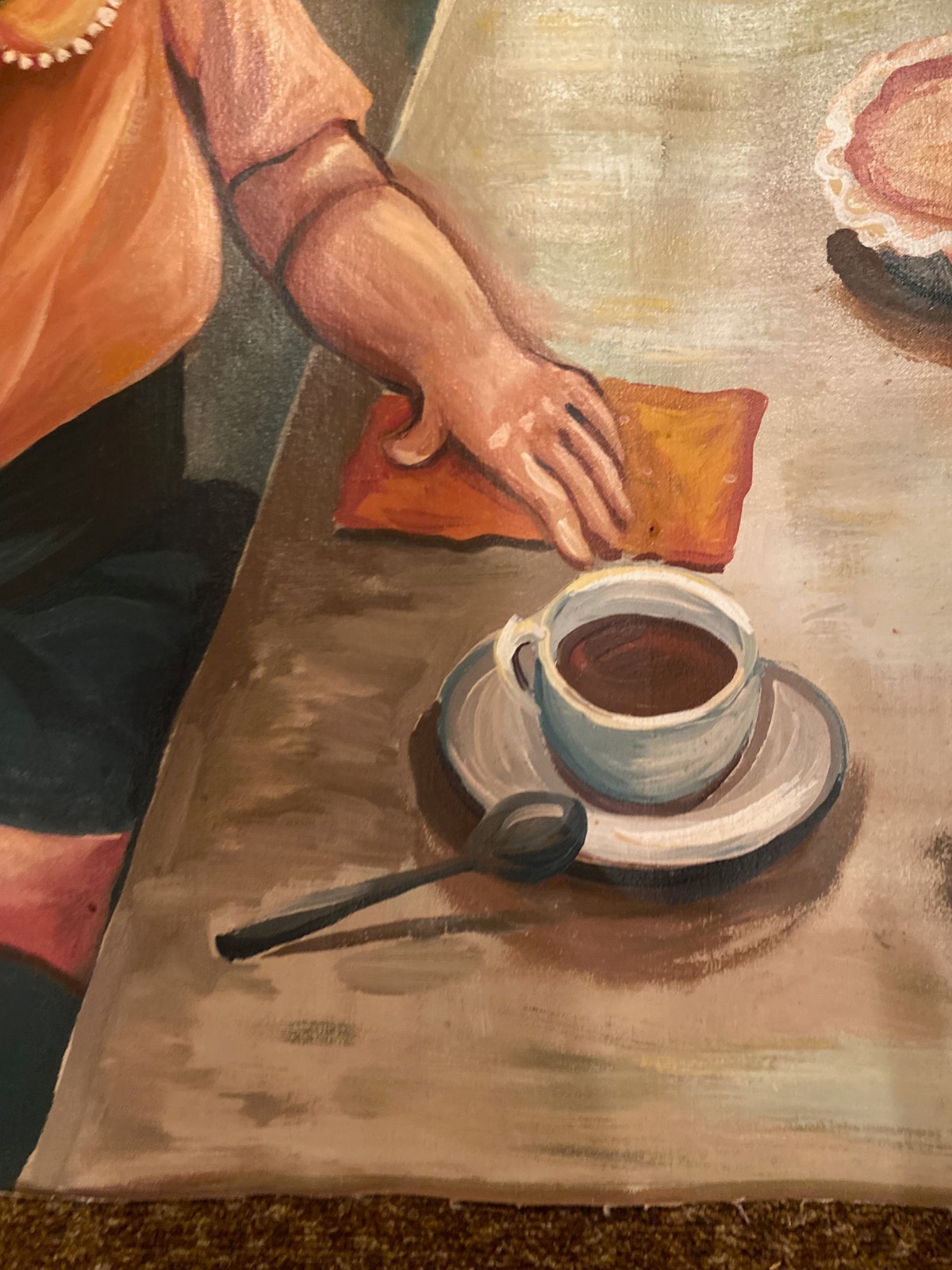 Rt66 Pioneer Restaurant Mural Acrylic painting- Country General Store 21 feet!