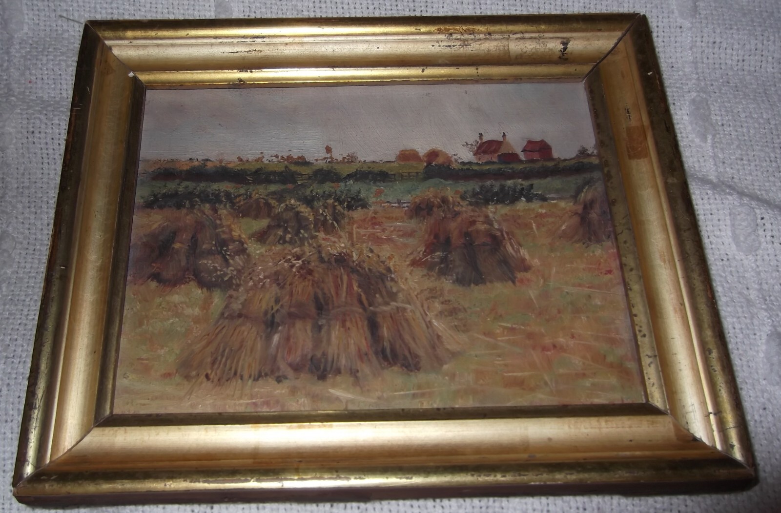 Edward Mitchell Bannister original painting signed E M B 94
