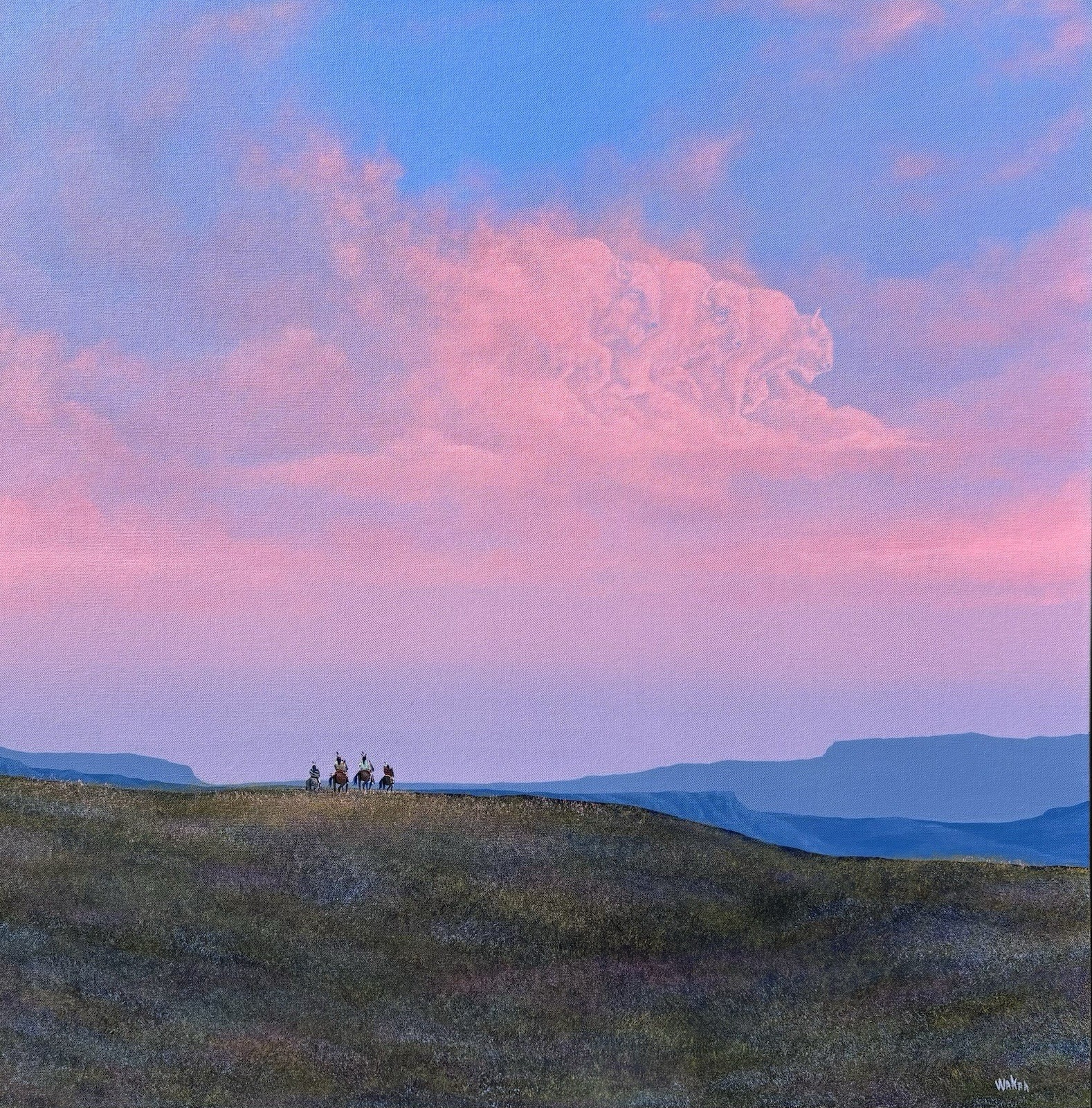 Donald Brewer Wakpa Original Painting