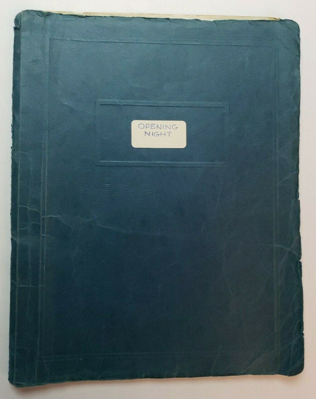 OPENING NIGHT / Stewart Margolis 1985 Play Script in ONE ACT, Los Angeles