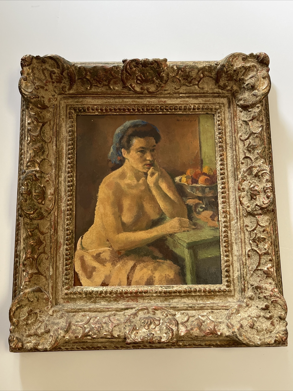 SHULGOLD OIL PAINTING LISTED RUSSIAN NEW YORK IMPRESSIONIST WOMAN ANTIQUE Women