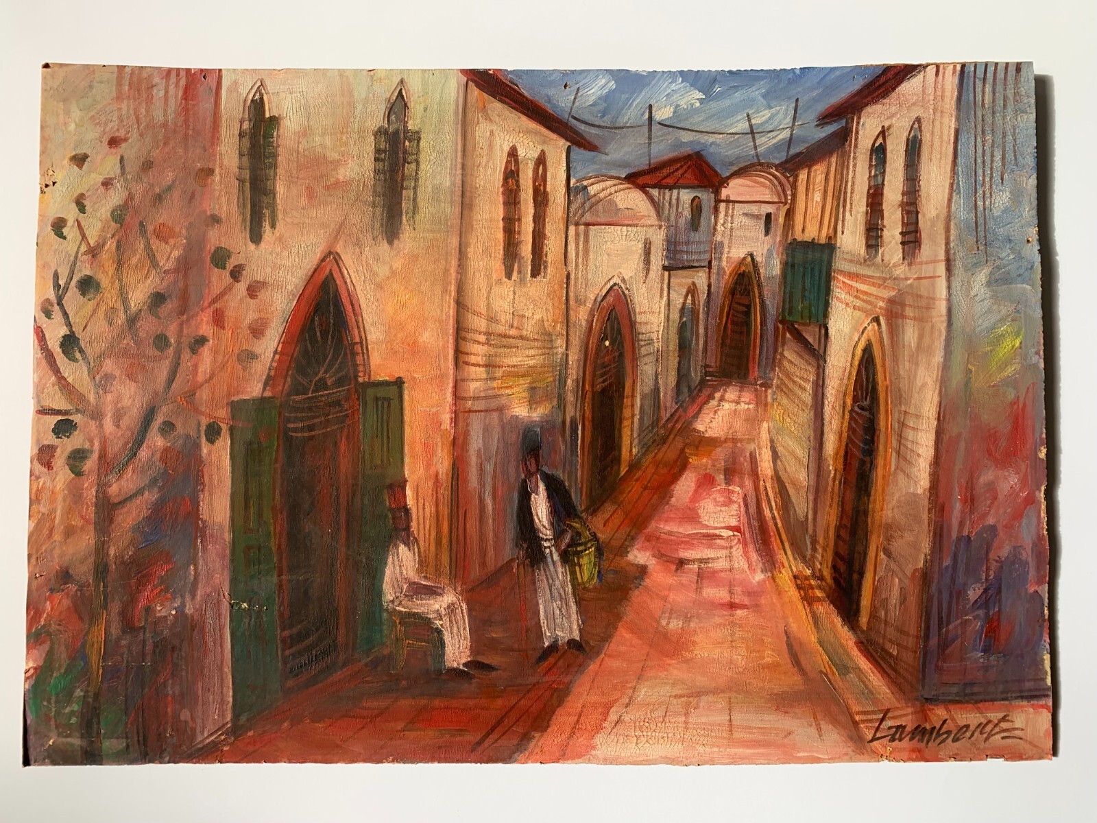 Lambert (Mid 20th Century) Beautiful French School Impressionist Painting