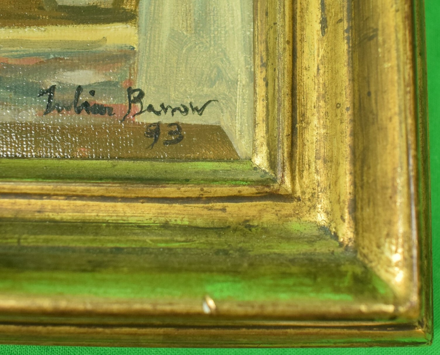 «Julian Barrow «Oakendale», ‘From Front Hall To Drawing Room’ 1993 Oil on Canvas