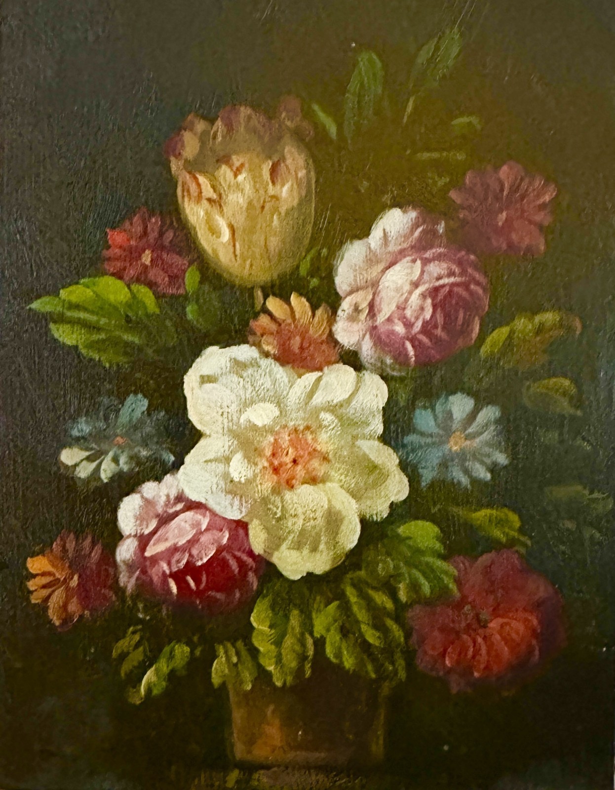 Beautiful Flower Bunch~Original Oil Painting