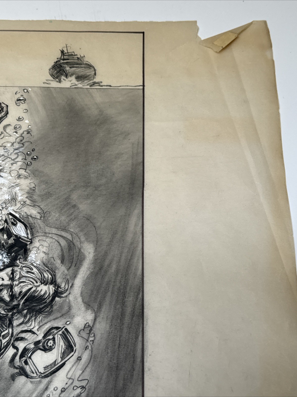 DAN GOOZEE DRAWING PAINTING STUDY ILLUSTRATION FAMOUS SCUBA DIVERS UNDER THE SEA