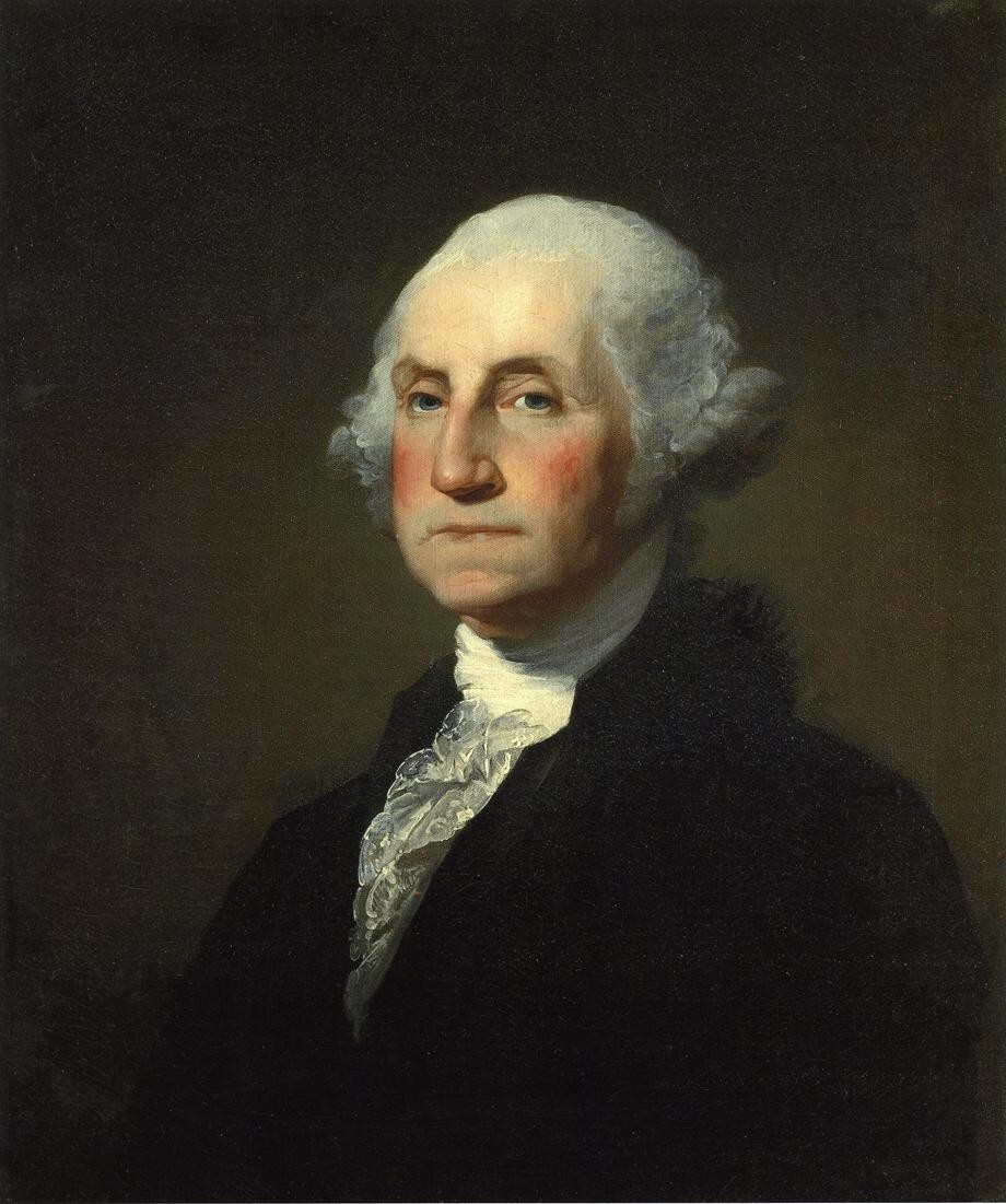 Perfect Oil painting Gilbert – President of America George Washington on canvas