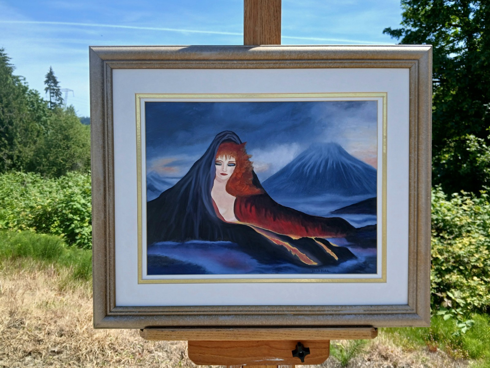 Barbara Belcher: 1995 Oil, PTG, «THE AWAKENING,» Signed-Well Framed-Excellent