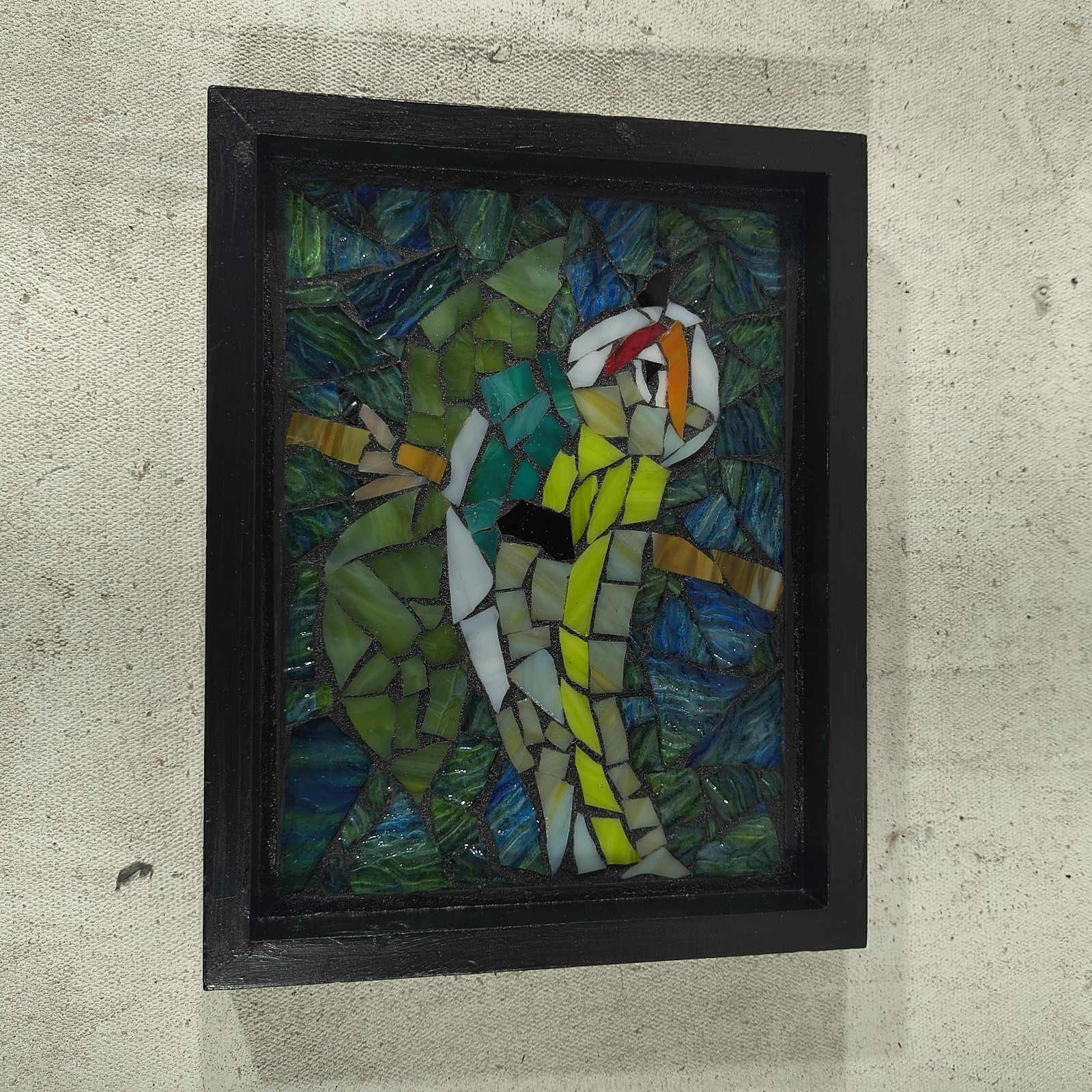 Original Glass Mosaic Artwork «Out On A Limb»