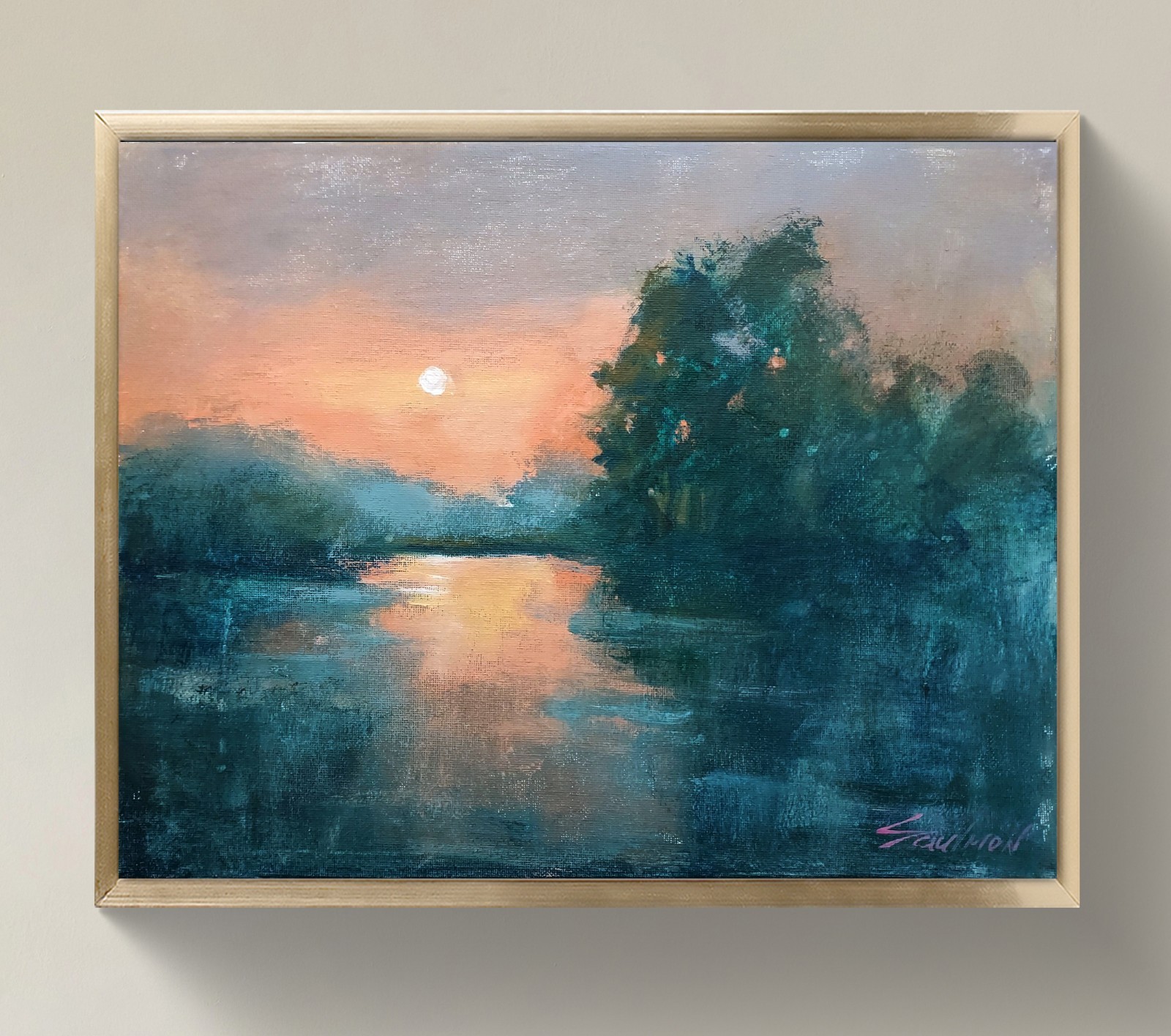 Original Impressionist Painting on 14×11 inch Canvas – Signed by the Artist