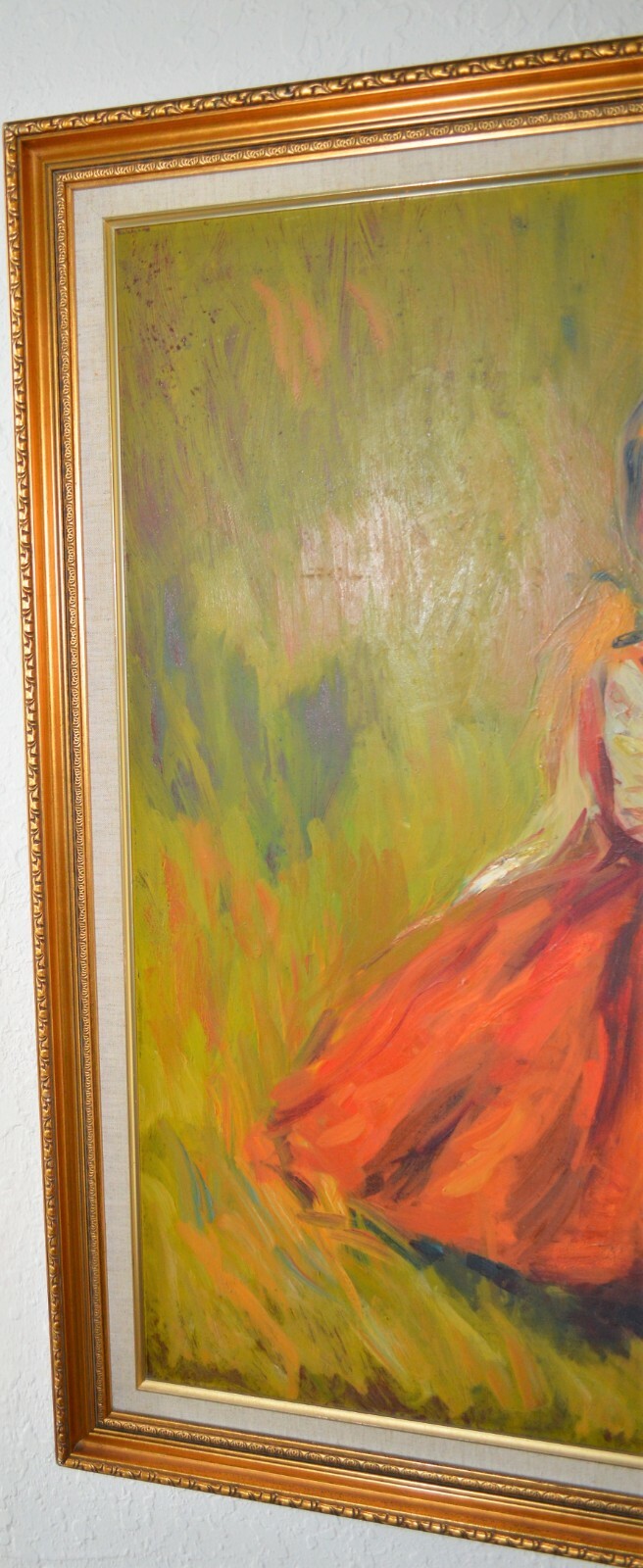 DULCE BEATRIZ 1931-2021 LARGE OIL PAINTING WOOD PANEL SIGNED MASTER CUBAN ARTIST