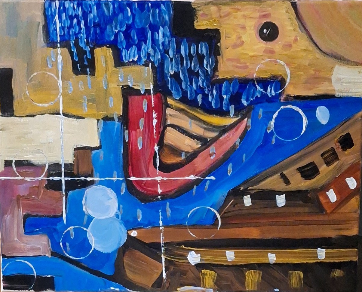Ark, Acrylic Painting – 16×20 Hand Painted Artwork on Canvas