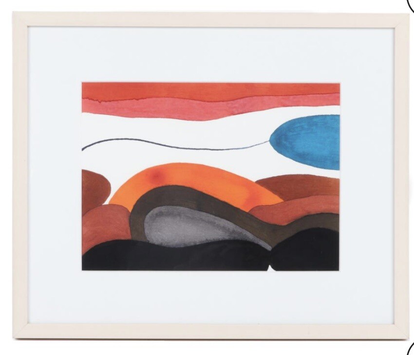 Landscape Series #20 Watercolor By Steven Conant