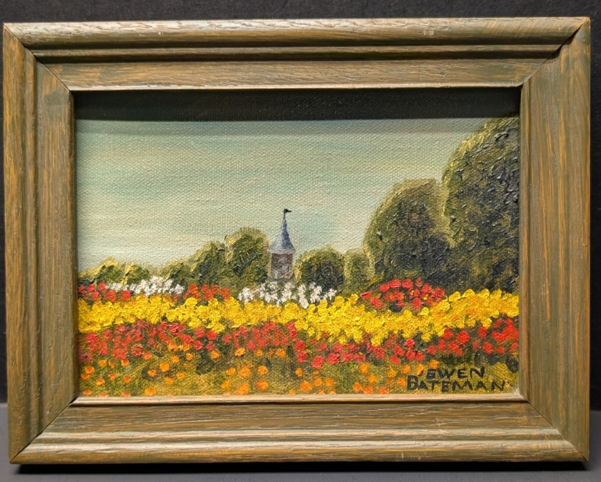 Gwen Bateman Impressionist Original Oil Painting 8.5″W x 6.5″H