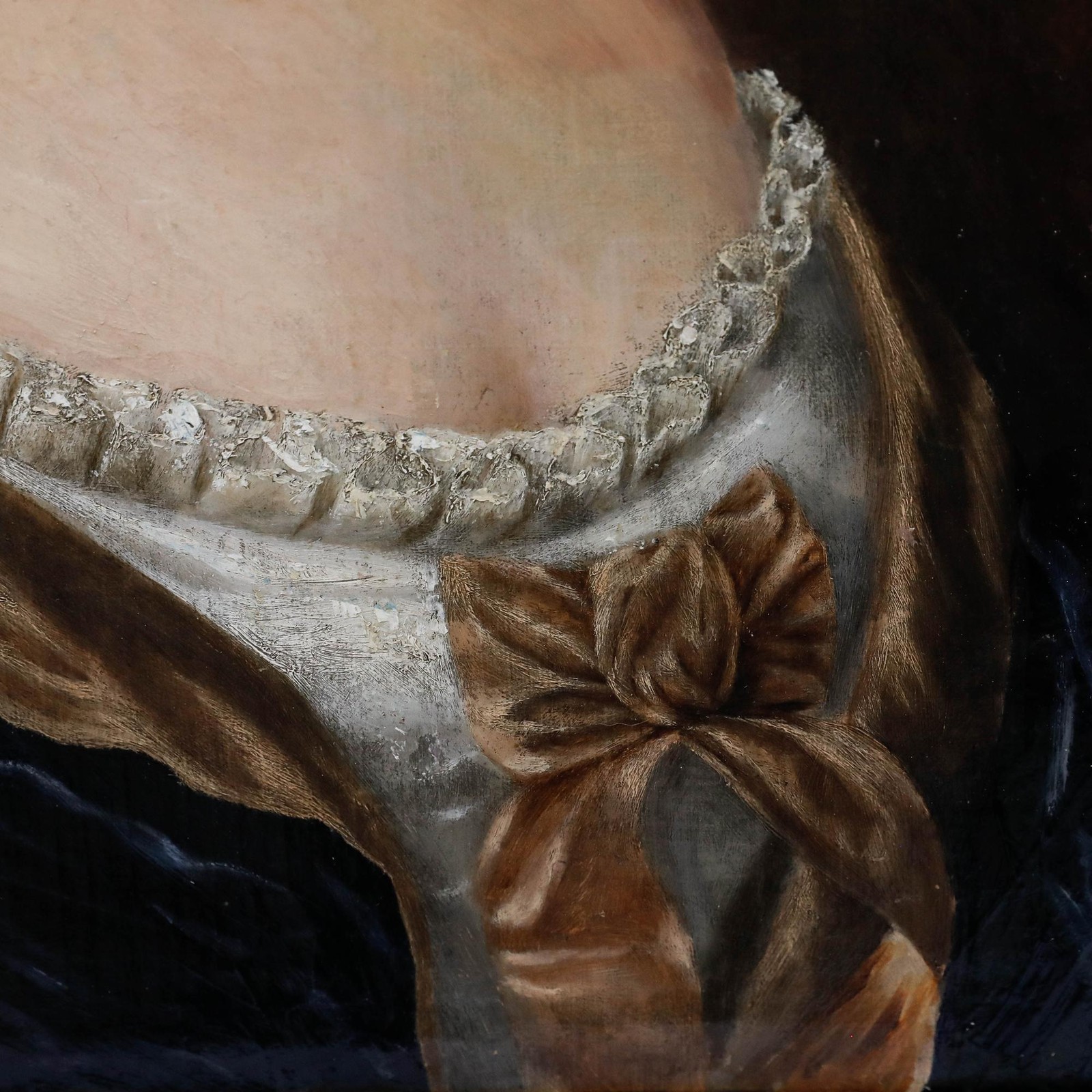 Mid 19th Century Oil – Portrait of a Fashionable Lady