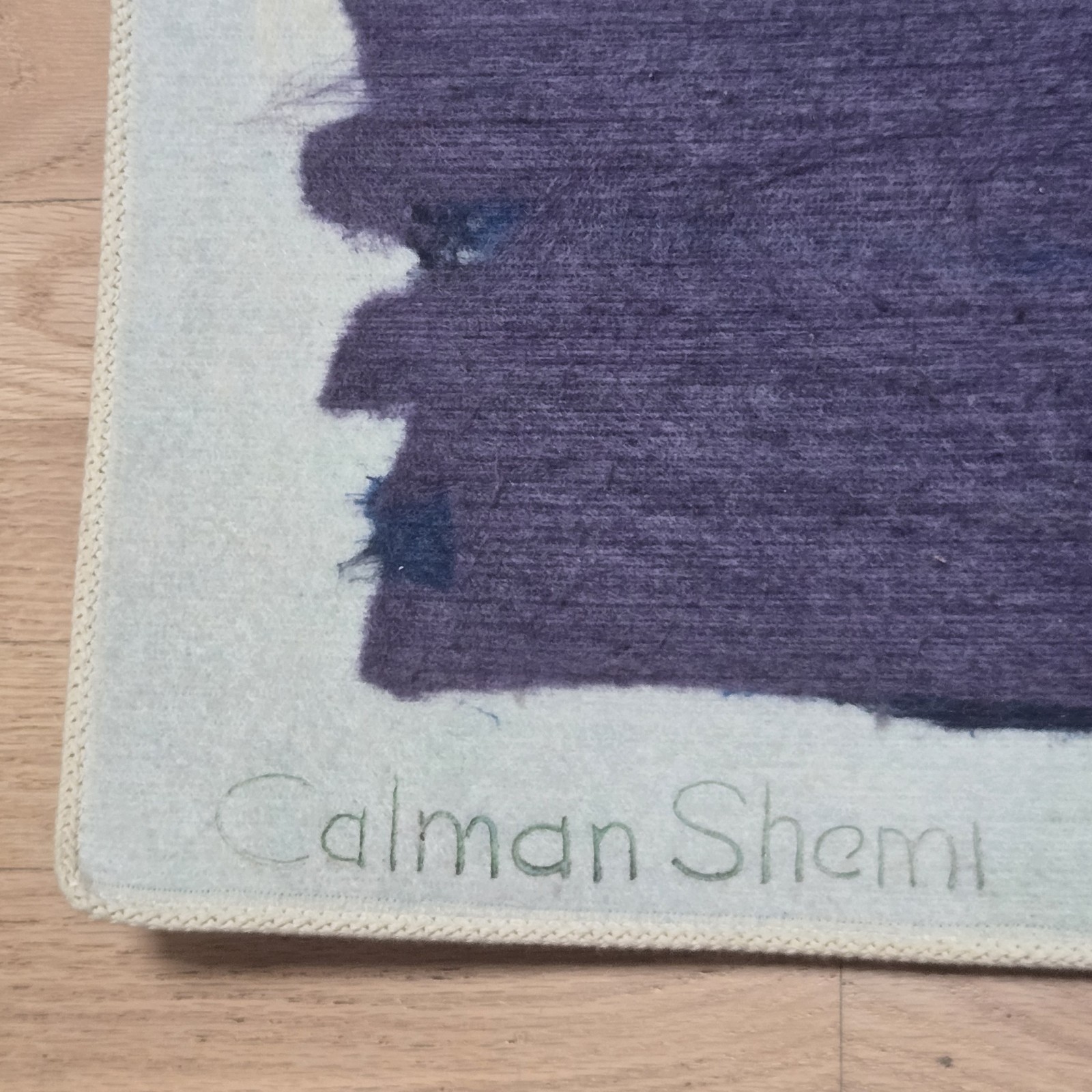 CALMAN SHEMI SIGNED ORIGINAL SOFT PAINTING 42X56″ «Riverscape 7/9» (SC 1125)