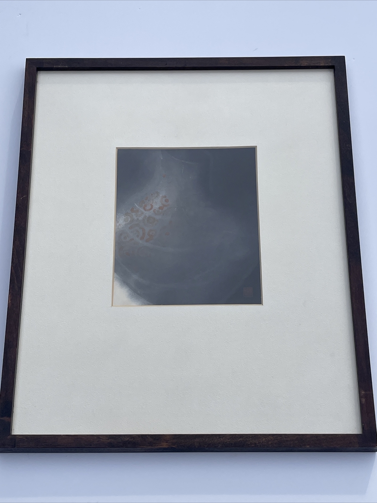 VINTAGE CHINESE PAINTING MODERNIST JAPANESE MYSTERY STILL LIFE POT ABSTRACT ART