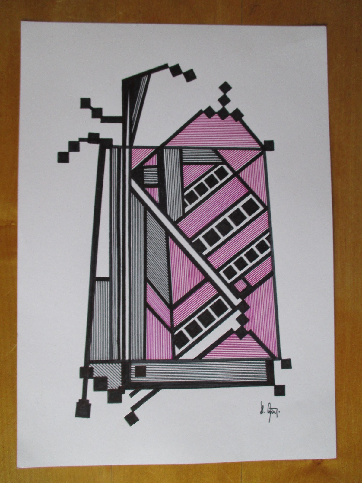 «ART Mill» – Ink Graphics, 2026 – A4, Original, B. No.: 5155