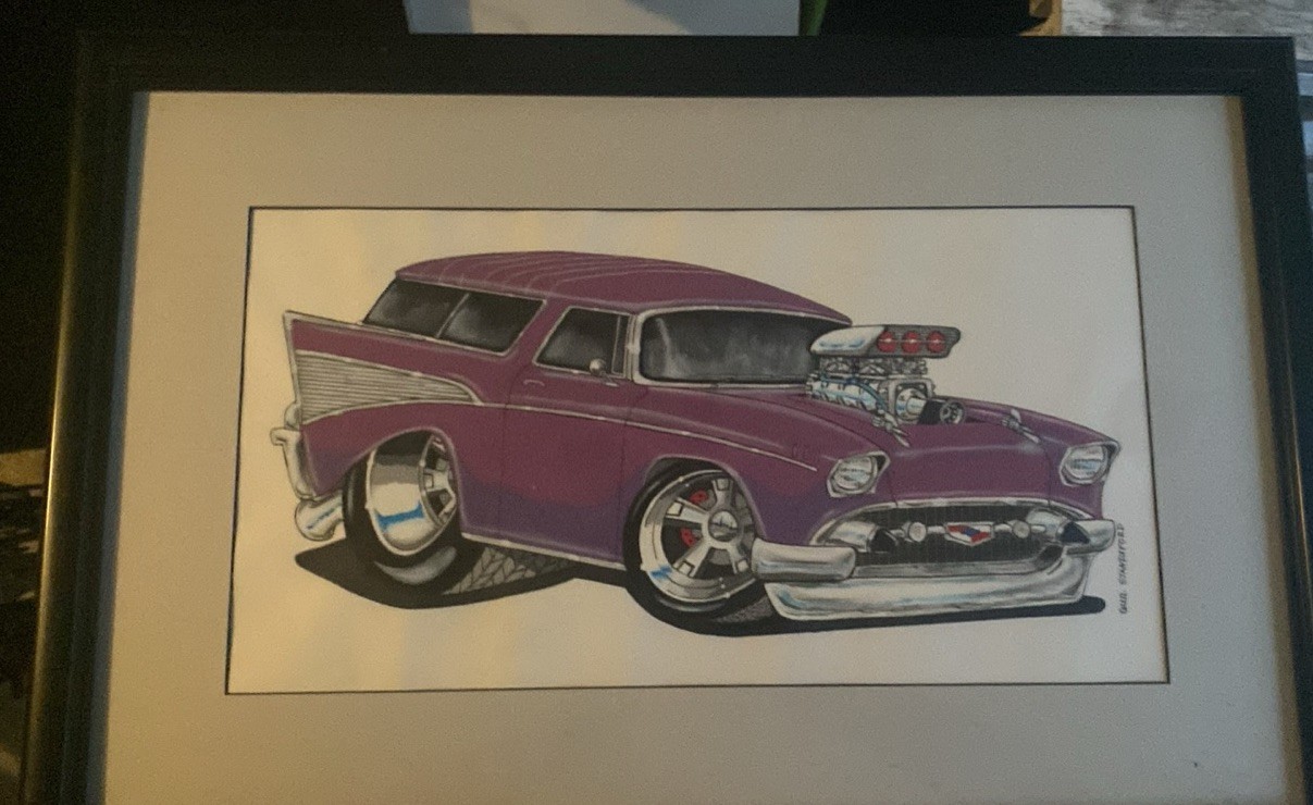 Original Artwork Signed Framed Nomad