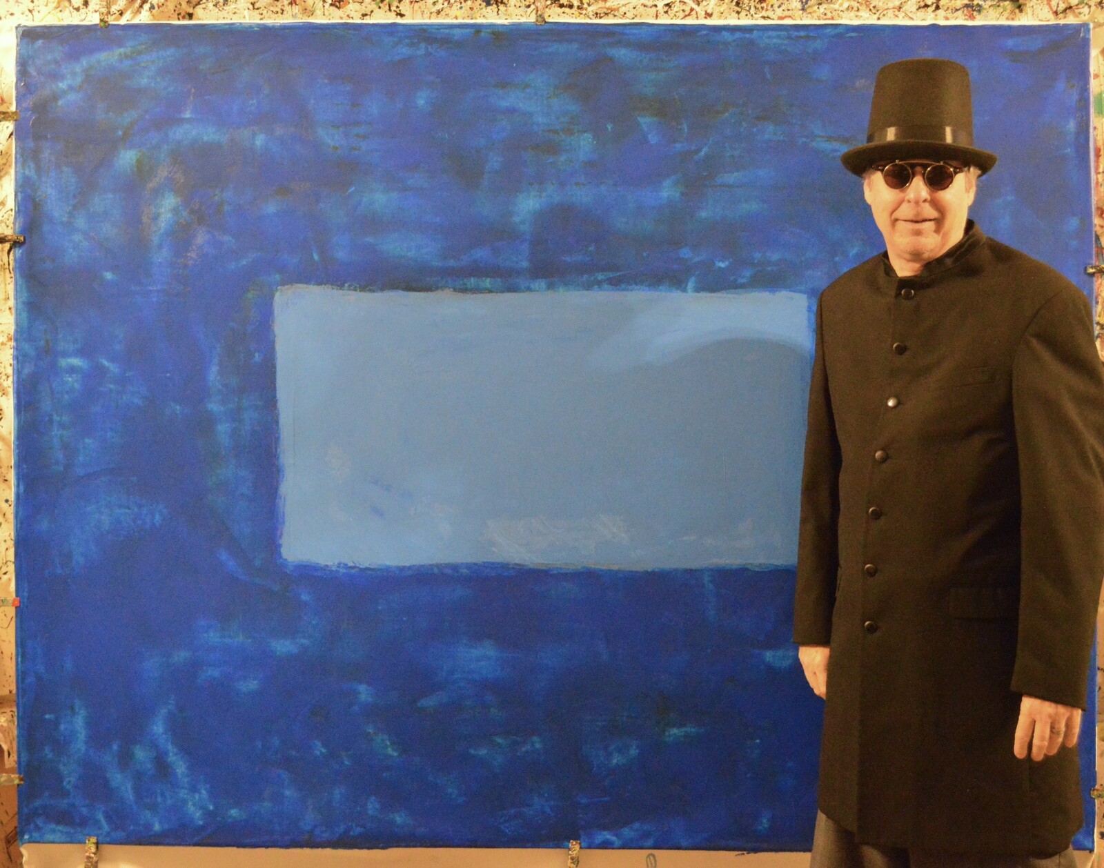 Mark Little original￼, Painting 81” X 62” Extra Large,Abstract,Action￼,PopXL