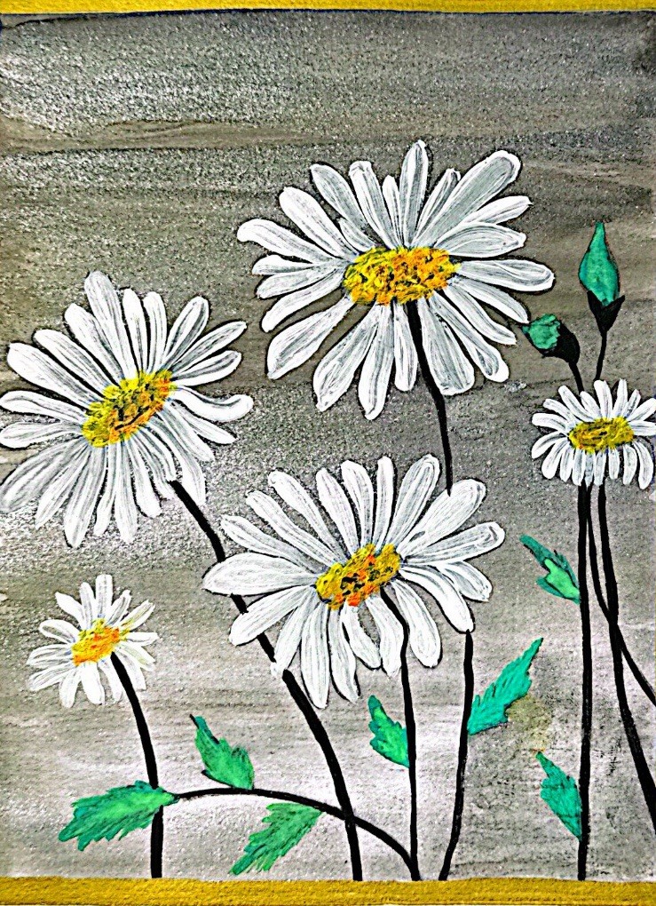 Original Artwork On Paper – mix media-textured-Original Signed Art