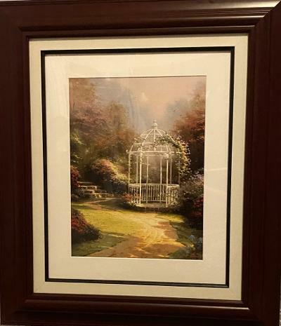 Lilac Gazebo By Thomas Kinkade