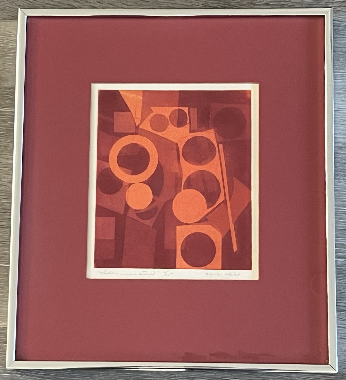 SHEILA MAKI (B 1932-2021) Signed & Numbered Etching “Illumination» #15/25