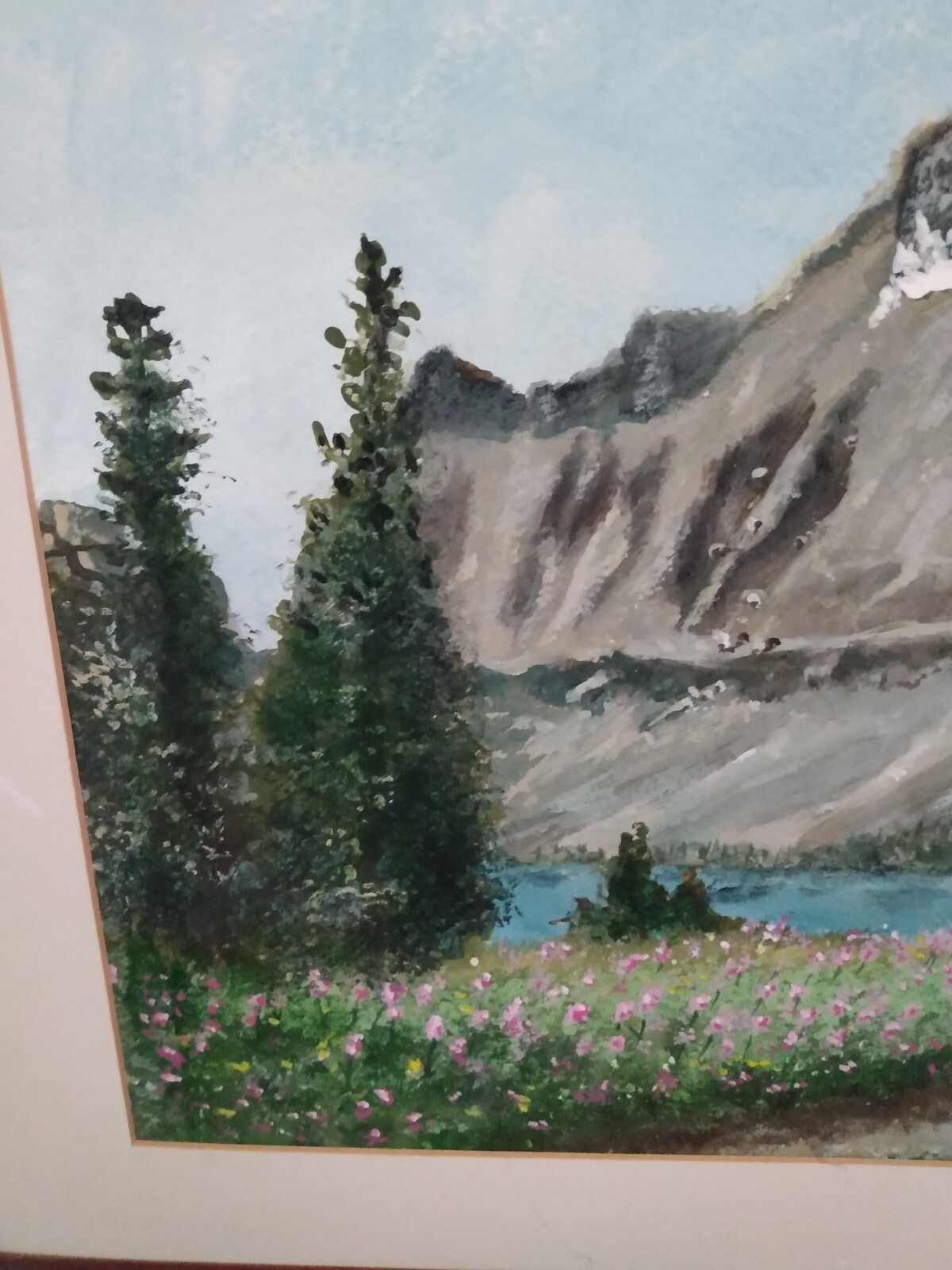 2006 Robert H Rogge Painting Appalachian Creek Pennsylvania Mountains Landscape