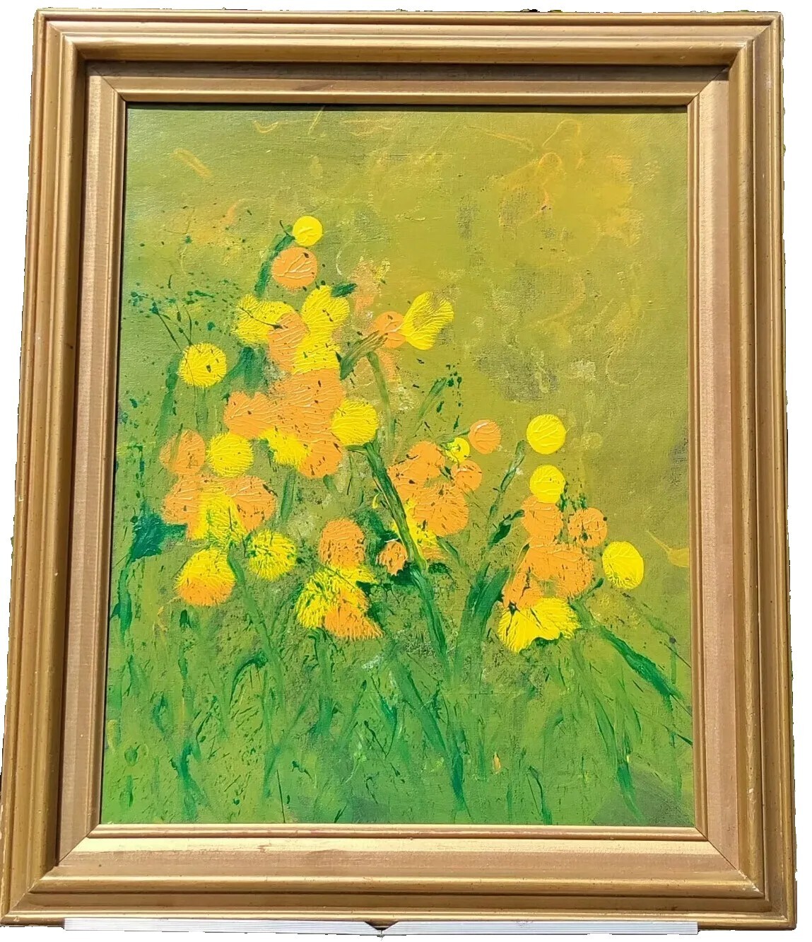 Original Acrylic Painting on Canvas Signed Framed 20.75″x 24.5″