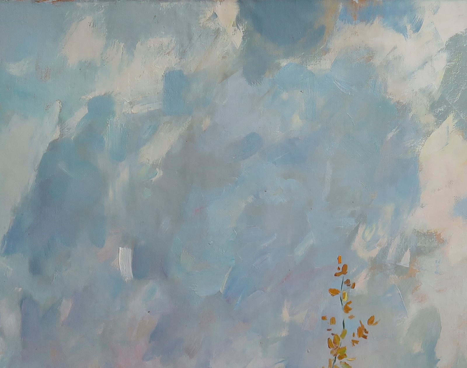 Oil painting Storm Ukrainian painter Canvas Decor Unframed original landscape
